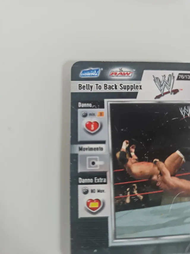 Carte WWE Belly To Back Supplex 76/132