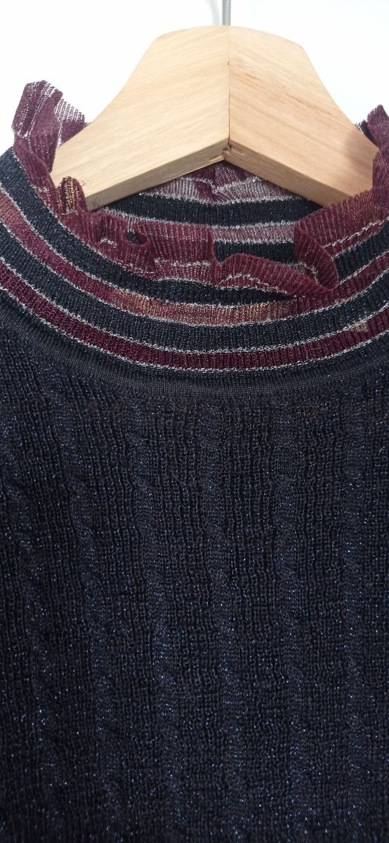 Jersey naf naf azul marino con brillos