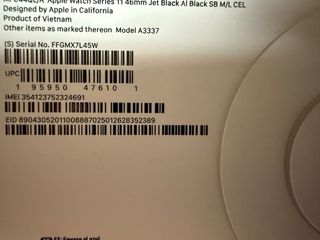 Apple Watch Series 11 46mm Negro CEL