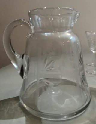 Vacaciones Cristalería Vintage con jarras