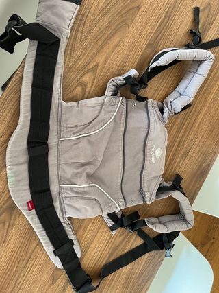 Mochila portabebés Manduca gris