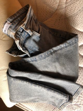 Pantalón vaquero Zara Mujer Talla XL Elástico