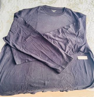Amazon Essentials Camiseta Manga Larga XXL Negra 