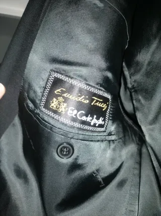 Traje de hombre negro