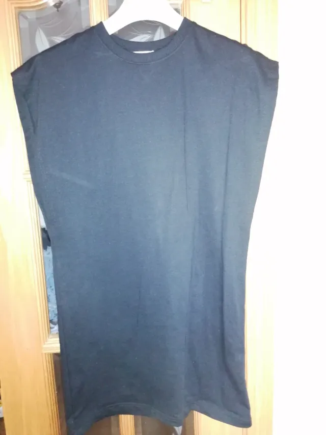 Vestido negro Bershka