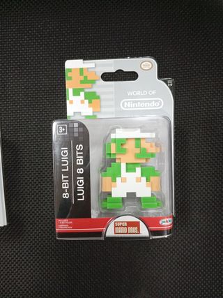 Pack 2 Figuras 8-bit Luigi y Donkey Kong