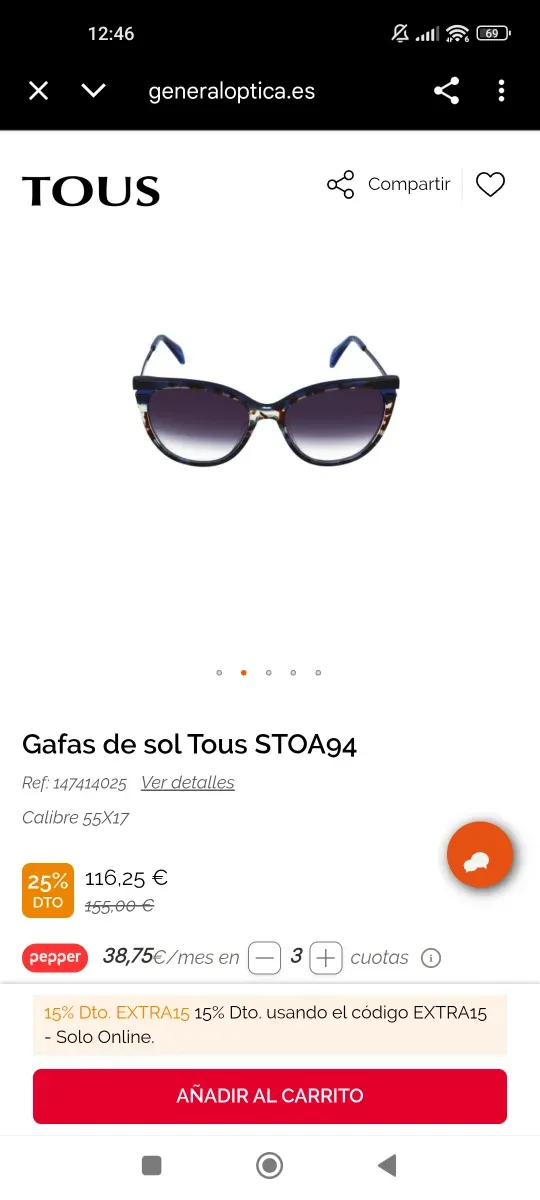 Gafas de sol de Tous