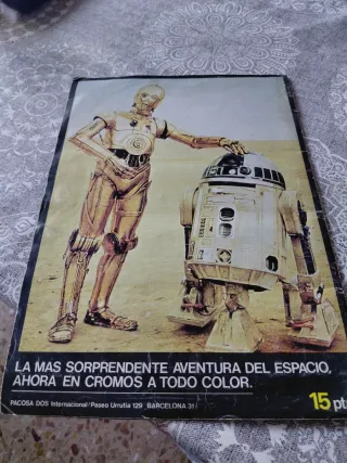 Álbum de Cromos La Guerra de las Galaxias