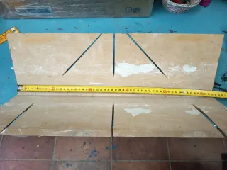 Ingletadora grande madera y escayola