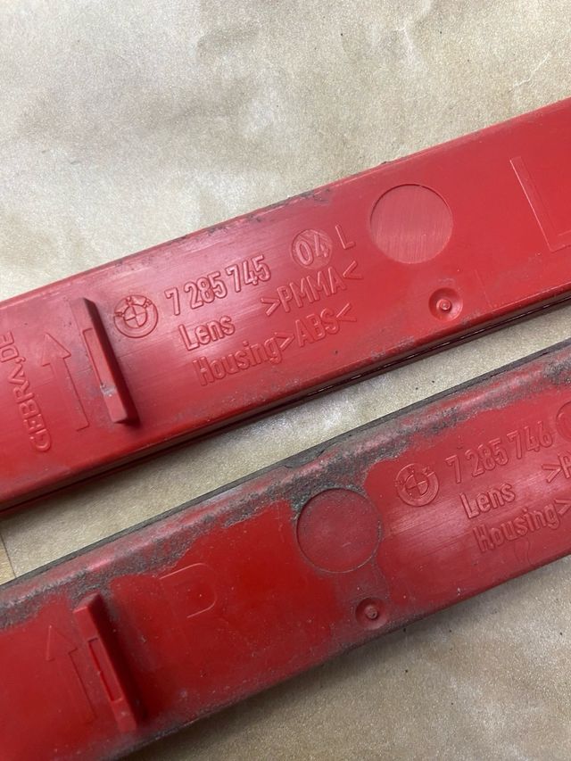 Reflectores y tapa gancho BMW F31 traseros