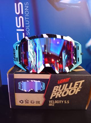 MASCHERA MTB VELOCITY 5.5 IRIZ ACID TIGER BLU UC 26