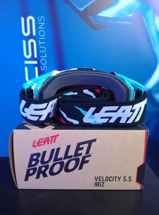 MASCHERA MTB VELOCITY 5.5 IRIZ ACID TIGER BLU UC 26
