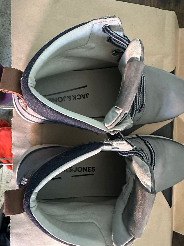 Botas Jack & Jones grises hombre