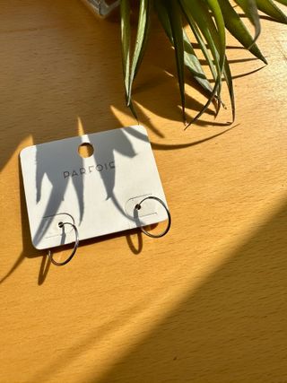 Pendientes Aros Parfois Plata de Ley 925