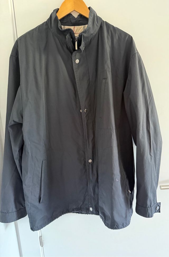 Parka Burberry Caballero Gris
