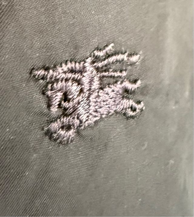 Parka Burberry Caballero Gris