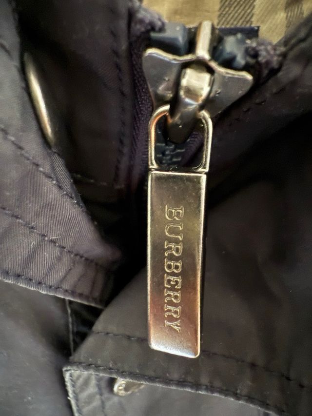 Parka Burberry Caballero Gris