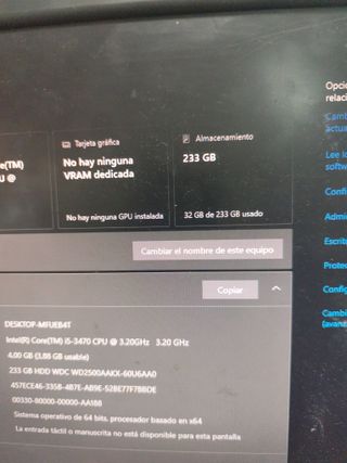 Ordenador HP 8300 PC computadora 