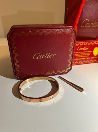 Pulsera Cartier Oro 18 mm