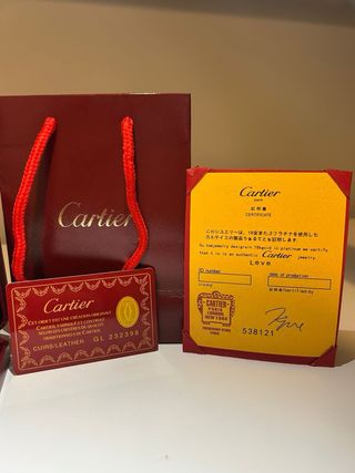 Pulsera Cartier Oro 18 mm