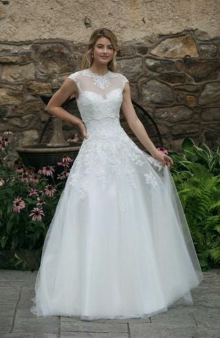 Vestido de Novia Blanco Encaje