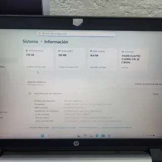 Portátil HP ProBook i5-6200 240 SSD
