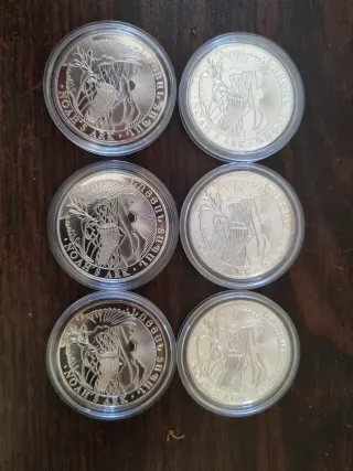 6 Onzas de Plata Armenia 500 Dram