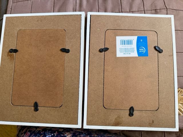 Marco de fotos doble tejido