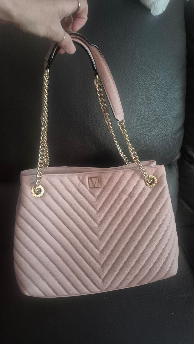 Bolso Victoria's Secret Rosa y Dorado