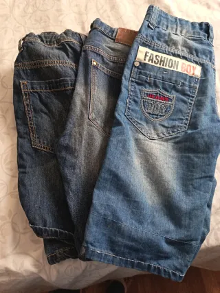 Pantalones cortos vaqueros
