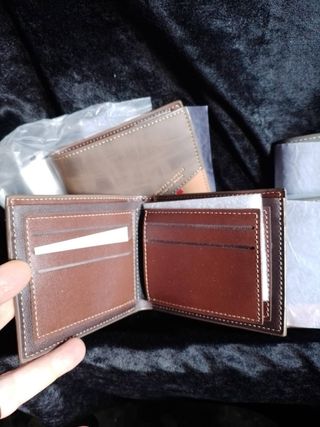 Cartera Billetera Hombre Cuero