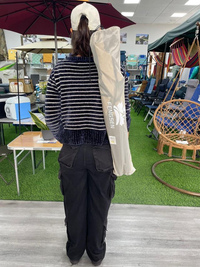 Cadeira dobrável Fengsen Beige de Campismo