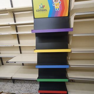 Expositor frontal 6 baldas