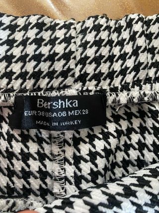 Bershka Pantaloncino Pied de Poule EUR 38