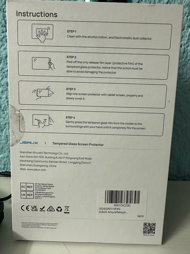 Protector Pantalla JSAUX para Steam Deck