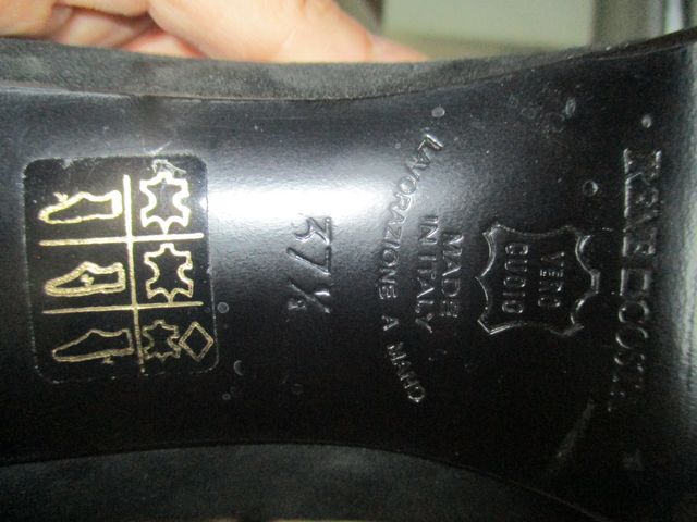 Scarpe tacco camoscio nere 37,5