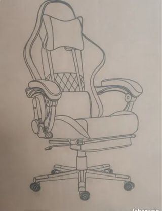 Silla de oficina SCHWARZ negra SDA022