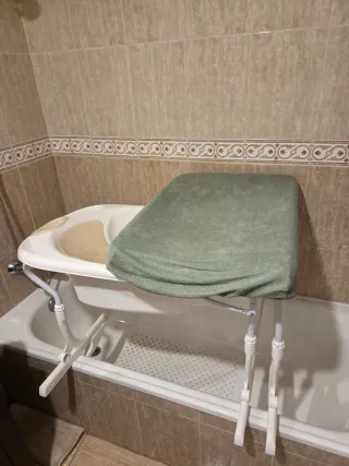 Bañera cambiador bebé plegable