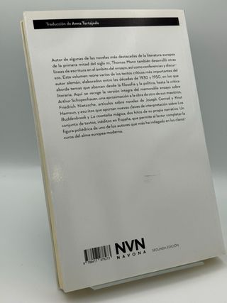 Textos críticos – Thomas Mann