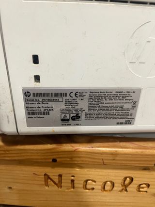 Impresora Multifunción HP Escáner
Por cable y wifi