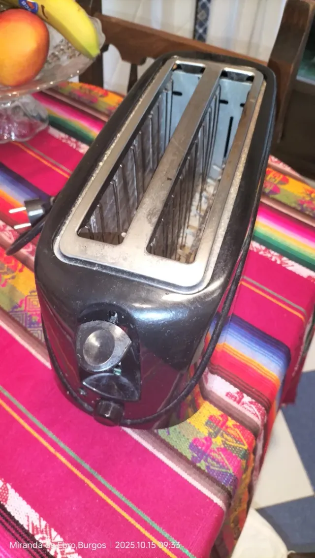 Tostadora Larga Negra