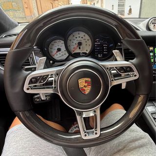 Volante Porsche Fibra Carbono + Airbag