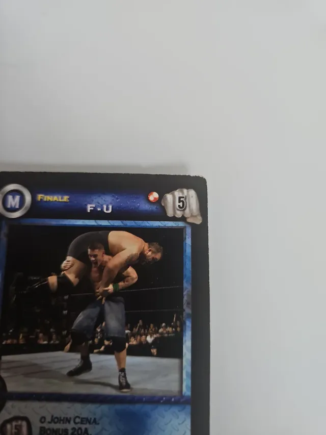 Carte wrestling John Cena FU Finale