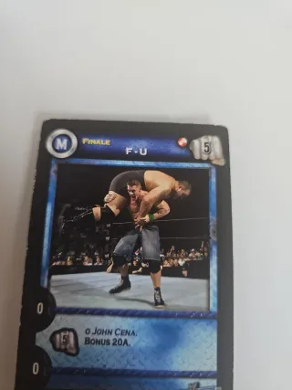 Carte wrestling John Cena FU Finale