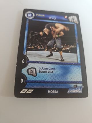 Carte wrestling John Cena FU Finale