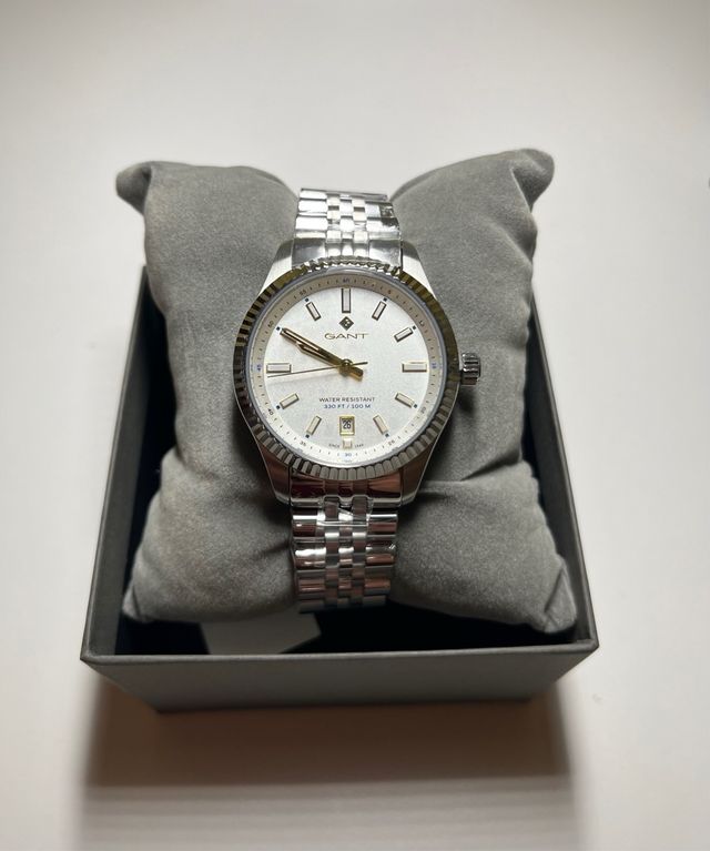 Reloj GANT Plata y Blanco