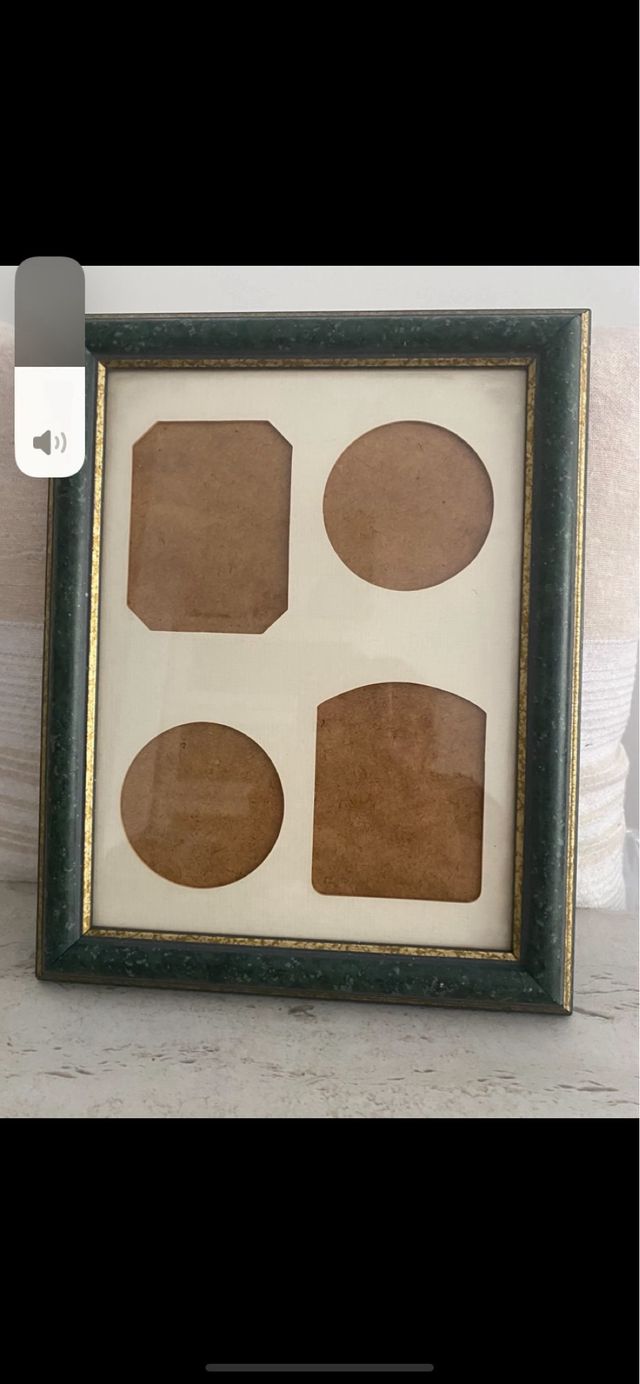 Marco de fotos múltiple madera y cristal