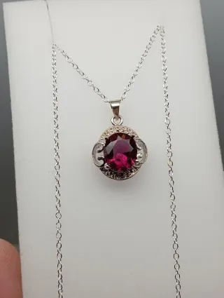 Collar chapado en plata de ley 925