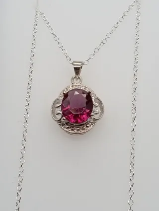 Collar chapado en plata de ley 925