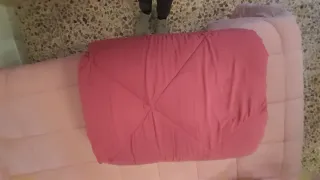 Piumone invernale rosa